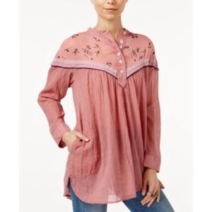 Free people hearts and colors tunic